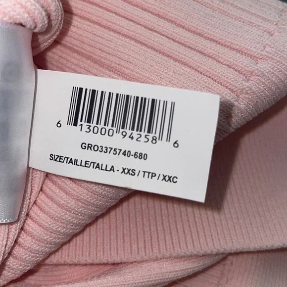 Hervé Léger Bandage Variegated Rib Skirt size XXS Midi Stretch Knit NWT - Picture 8 of 9